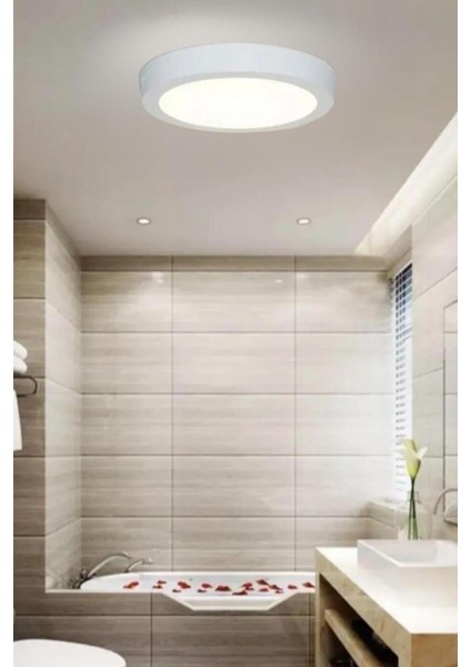 Modern Ledli Avize Tavana Sıfır LED Avize Panel Light 6500K Beyaz Işık