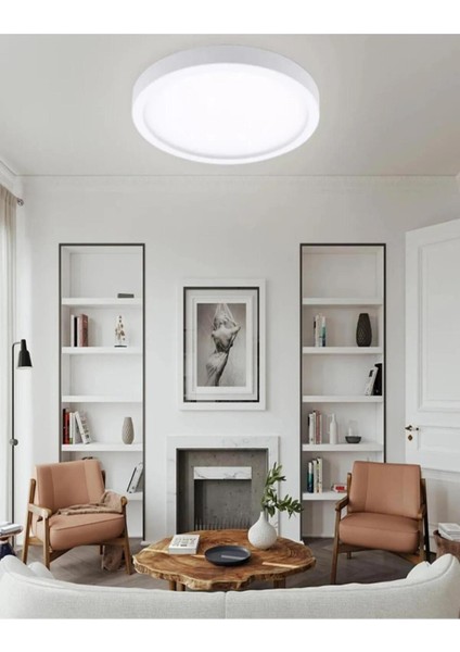 Modern Ledli Avize Tavana Sıfır LED Avize Panel Light 6500K Beyaz Işık