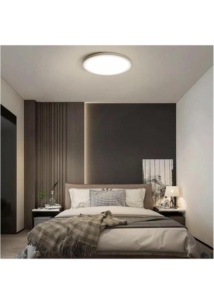 Modern Ledli Avize Tavana Sıfır LED Avize Panel Light 6500K Beyaz Işık