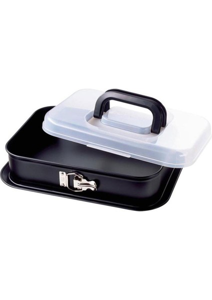 Alüminyum Bake & Take Kelepçeli Kek Kalıbı 36X24 cm 1 Parça Standart Beyaz