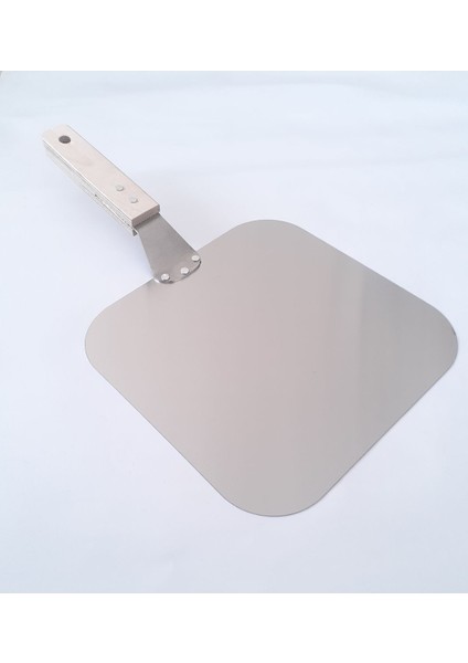 25 cm Pizza Küreği Kare Paslanmaz Çelik Standart Metalik 1 Parça