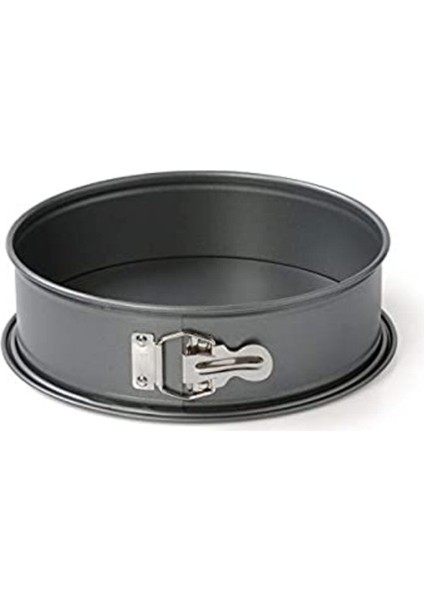 1 Parça Gourmet Kelepçeli Kek Kalıbı 20 cm Siyah Kelepçeli Teflon