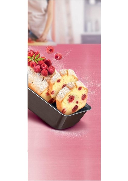 Baton J5547202 Perfect Bake 26 cm Dikdörtgen Kek Kalıbı - 2100111146 Kahverengi Emaye 1 Parça