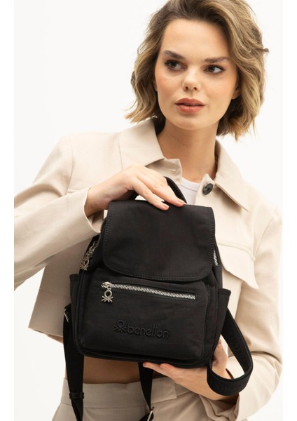 United Colors of Benetton Kadın El ve Sırt Çantası BNT1568 - Siyah