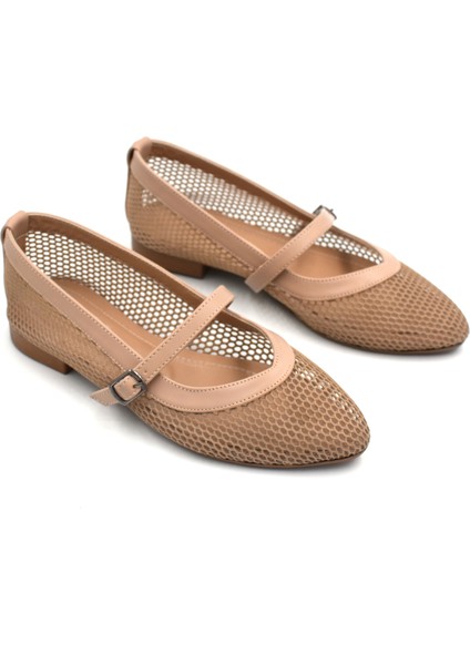 (Pine Cone) Düz Atkılı Fileli Günlük Rahat Kadın Babet Nut fiyatları