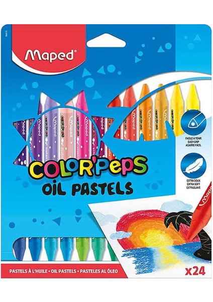 Color'peps Yağlı Pastel 24'lü