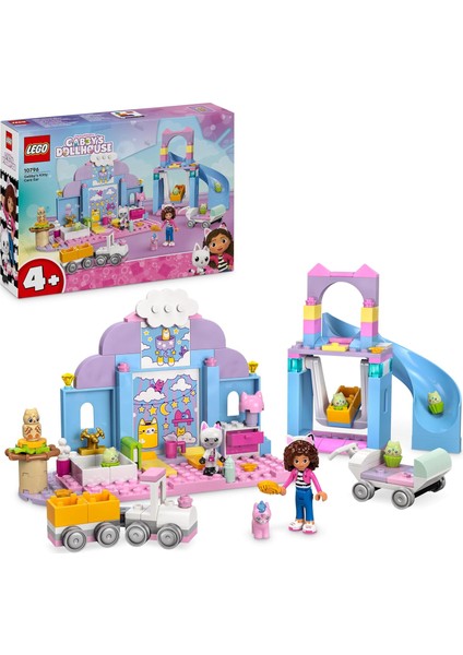 4+ Gabby S Dollhouse Gabby Nin Kedicik Bakım Odası 10796, 4 Yaş ve Üzeri Çocuklar Için Yaratıcı Oyuncak Yapım Seti (165 Parça)