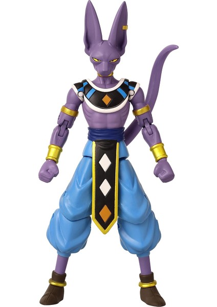 Beerus - 16 cm Dragon Ball Dragon Yıldızları Poz Verilebilir Figürleri