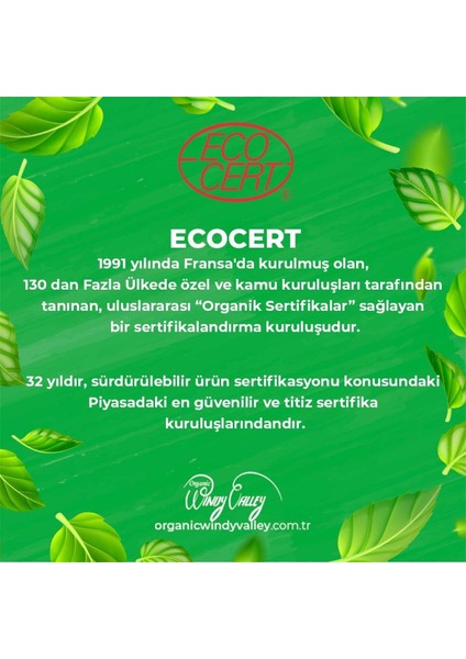 Organic Windy Valley Organik Keten Tohumu Ecocert Sertifikalı 200GR