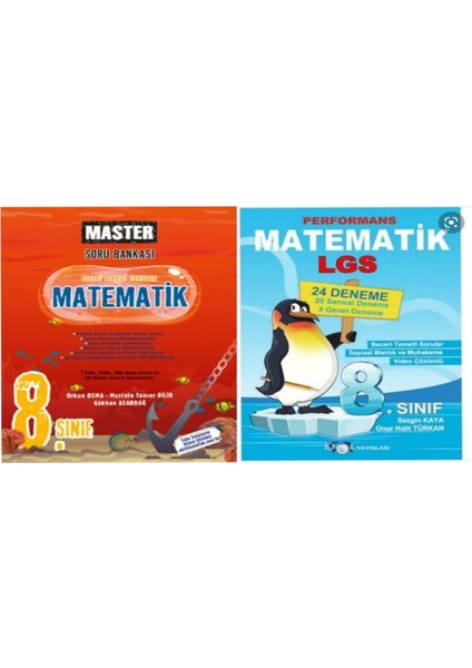 Okyanus Yayınları 8. Sınıf Master Matematik Soru Bankası ve 24'lü Branş Denemeleri