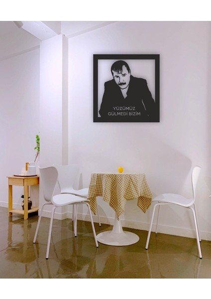 Azer Bülbül Yüzümüz Gülmedi Bizim Mdf Tablo modelleri