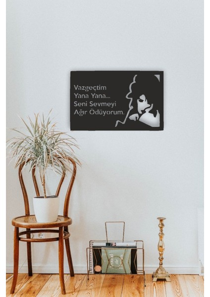 Yıldız Tilbe Vazgeçtim Mdf Tablo