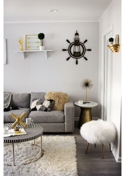 Deniz Feneri Ahşap Mdf Lazer Kesim Tablo modelleri