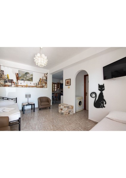 Şekil Kedi Ahşap Mdf Lazer Kesim Tablo modelleri