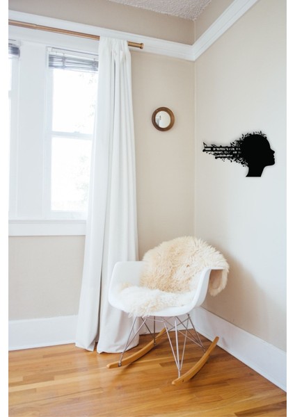 Müzik Insan Silüet Tablo Mdf Lazer Kesim