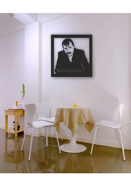 Azer Bülbül Serserice Sokaklarda Dolaşmak Istiyorum Mdf Tablo