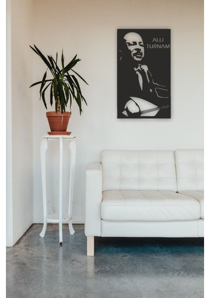 Neşat Ertaş Allı Turnam Mdf Tablo