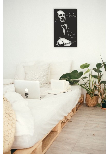 Neşat Ertaş Allı Turnam Mdf Tablo fiyatları