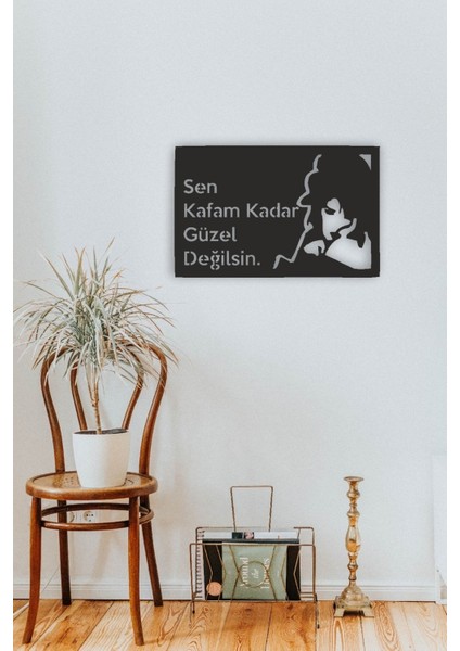 Yıldız Tilbe Sen Kafam Kadar Güzel Değilsin Mdf Tablo