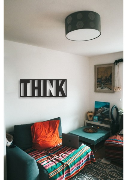 Thınk Tablo Ahşap Mdf Lazer Kesim
