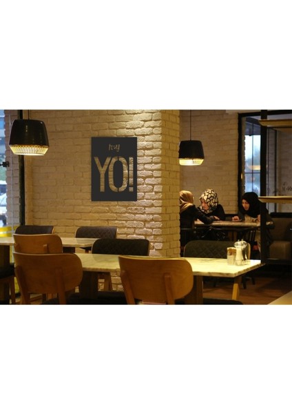 Hey Yo ! Tablo Ahşap Mdf Lazer Kesim fırsatları