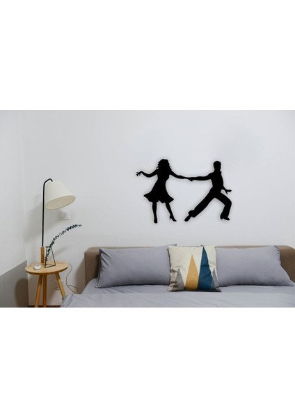 Rumba Dans Ahşap Mdf Lazer Kesim Tablo