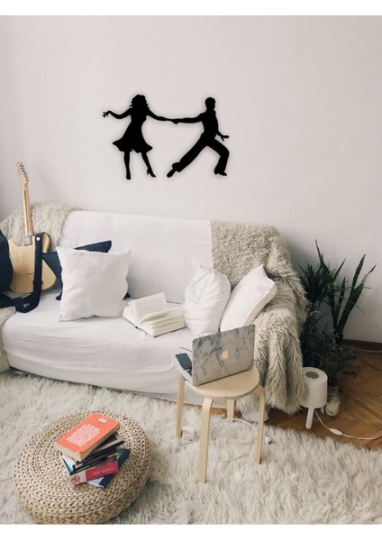 Rumba Dans Ahşap Mdf Lazer Kesim Tablo