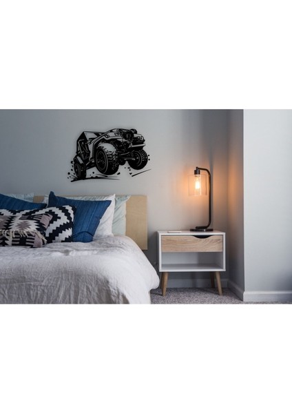 Off Road 2 Tablo Ahşap Mdf Lazer Kesim