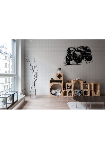 Off Road 2 Tablo Ahşap Mdf Lazer Kesim