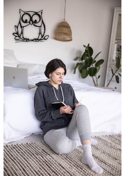Baykuş Tablo Ahşap Mdf Lazer Kesim