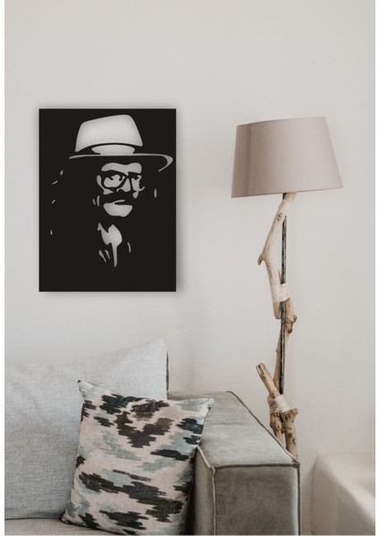 Cem Karaca Tablo Ahşap Mdf Lazer Kesim modelleri