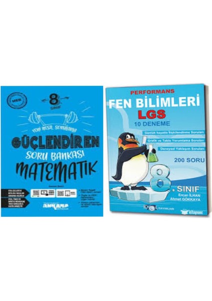 8. Sınıf Güçlendiren Matematik Soru Bankası ve 24'lü Branş Denemeleri