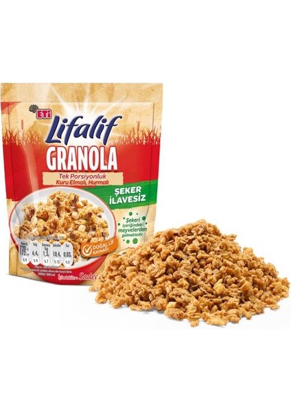 Lifalif Granola Elmalı , Hurmalı 40 G x 16 Adet