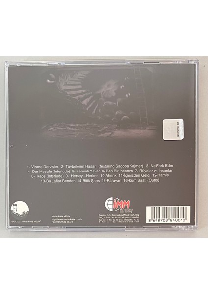 Sagopa Kajmer - Abluka Alarm CD (Orjinal Dönem Baskı Cd)