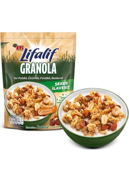 Lifalif Granola Kuruyemişli 200 G x 12 Adet