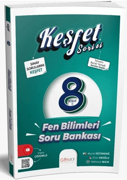 Günay Yayınları 8. Sınıf Keşfet Serisi Fen Bilimleri Soru Bankası