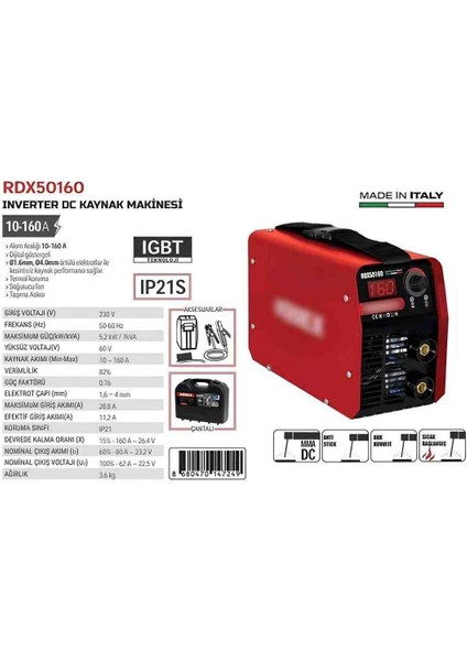 Inverter Dc Kaynak Makinası Italy Sınıfının En Iyisi