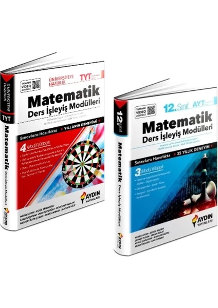 Aydın Yayınları TYT - AYT Matematik Ders İşleyiş Modülleri 2 Kitap