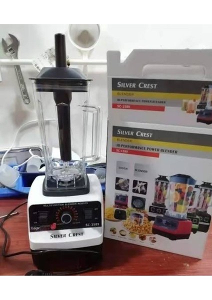 220 - 240 V New Silver Crest Blender - Bar Cafe Blender ( Stoklardaki Renk Gönderilecektir ) SNMZ04
