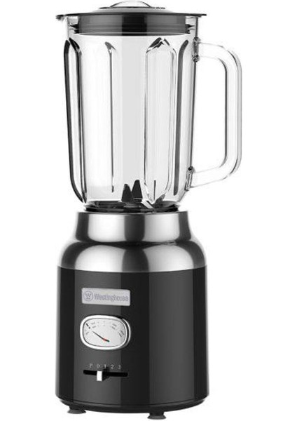 Metal Retro Sürahi Blender Siyah 1,5 L Siyah Paslanmaz Çelik 3 Ka