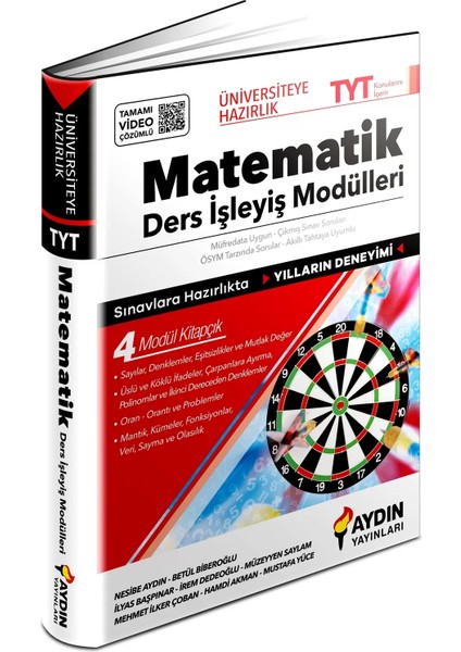 Aydın Yayınları TYT Matematik Ders İşleyiş Modülleri