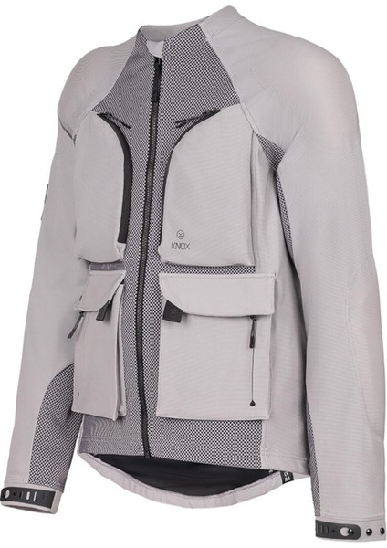 Tor Korumalı Motosiklet Montu Gri