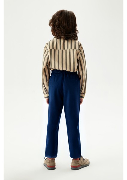 Çocuk Beli Bağcıklı Mevsimlik Esnek Okul Pantolonu fiyatları