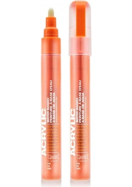 Akrilik Markör Ince Uç 2mm Shock Orange