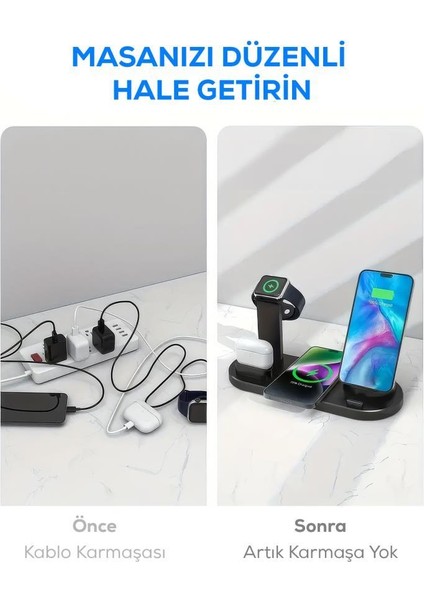 Çok Işlevli Şarj Istasyonu Siyah modelleri