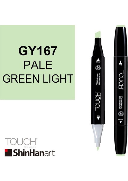 Art Touch Twin Marker GY167 Pale Green Light fiyatları
