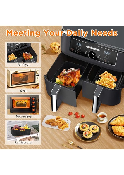 Hava Fritöz Aksesuarları, Ninja Hava Fritöz AF300UK AF400UK/TOWER T17088/SALTER/DEVOLOGY, Silikon Hava Fritöz Astarı (Yurt Dışından) fırsatları