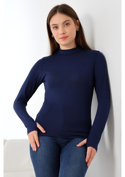 Parmak Detaylı Body 21756 Lacivert modelleri