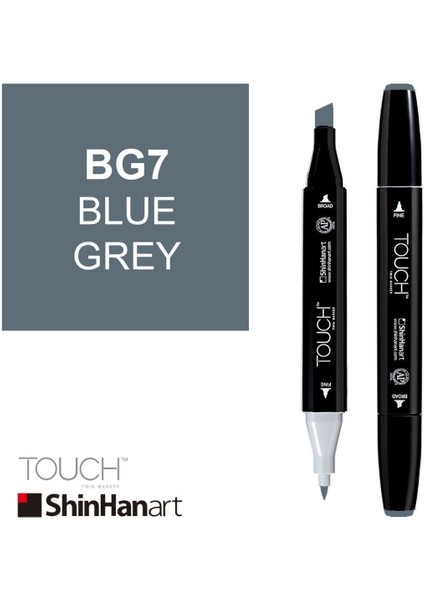 Art Touch Twin Marker Bg7 Blue Grey