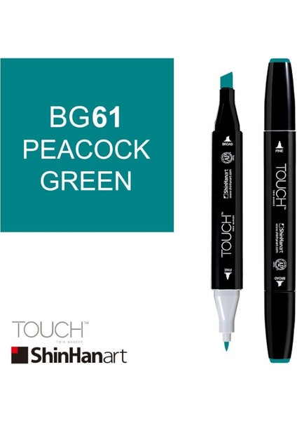 Art Touch Twin Marker BG61 Peacock Green